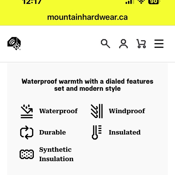 M - Men’s Mountain Hardware FireFly 2 Insulated Pants - Picture 4 of 7